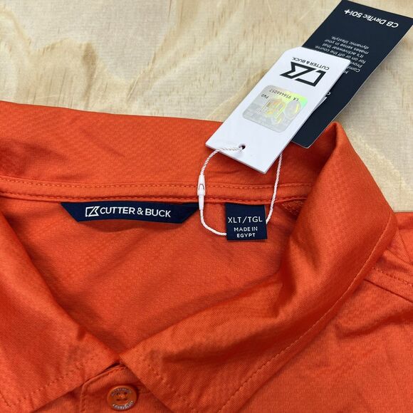 NEW XL Tall Denver Broncos Cutter Buck Throwback Forge Eco Stretch Polo Shirt - Picture 4 of 10